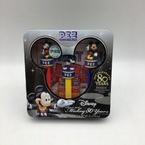 Disney Mickey Mouse 80th Anniversary PEZ Collectible Tin Set Limited Edition New